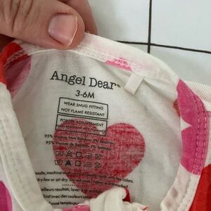 Angel Dear Valentines heart onsie